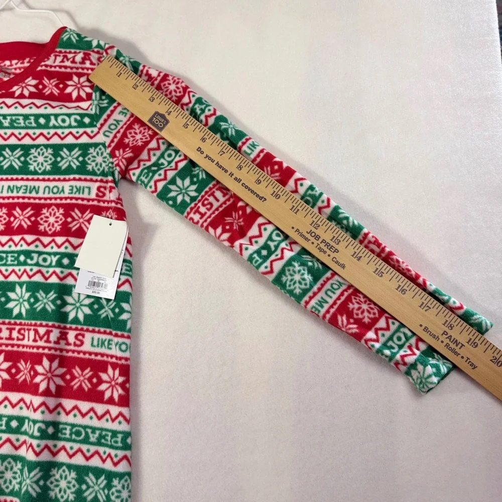 Matching Doll and Girls size 7/8 Christmas Fleece Nightgowns